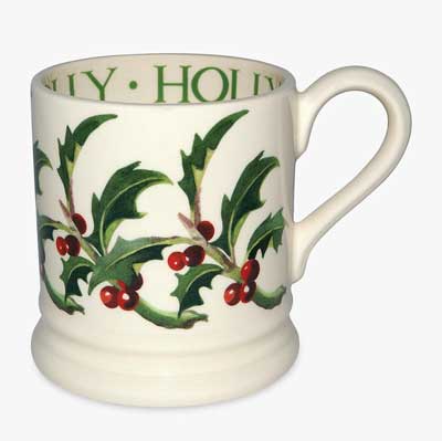 Emma-Bridgewater-Holly-Mug