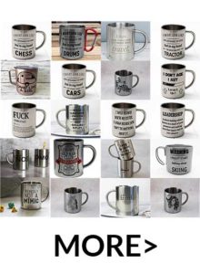 mugs stainless steel