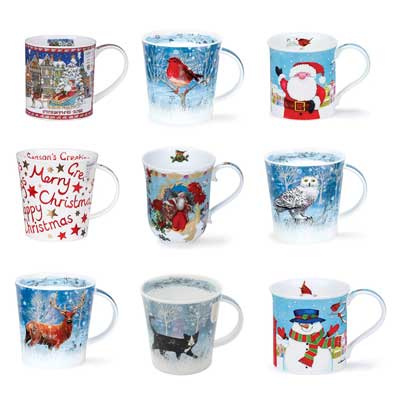 bone china christmas mugs uk