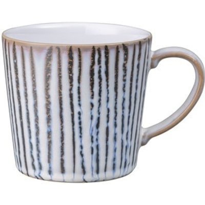 Light Grey Vertical Wax Large Mug