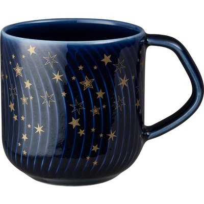 Porcelain Arc Blue Stars Large Mug
