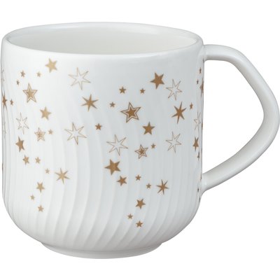 Porcelain Arc White Stars Large Mug