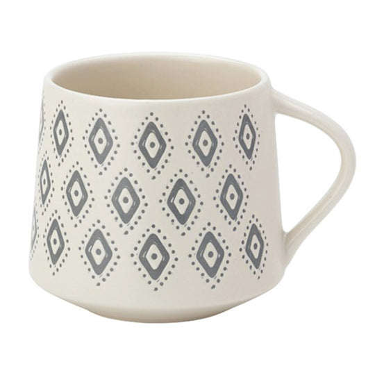 The English Tableware Company Artisan Cream Aztec Mug