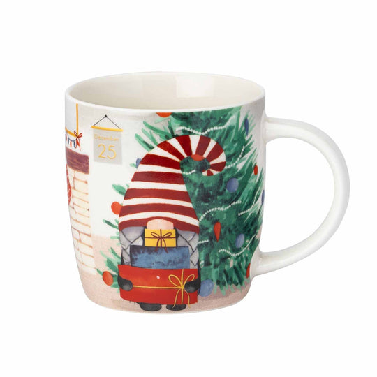The English Tableware Company Christmas Gonk & Tree Mug